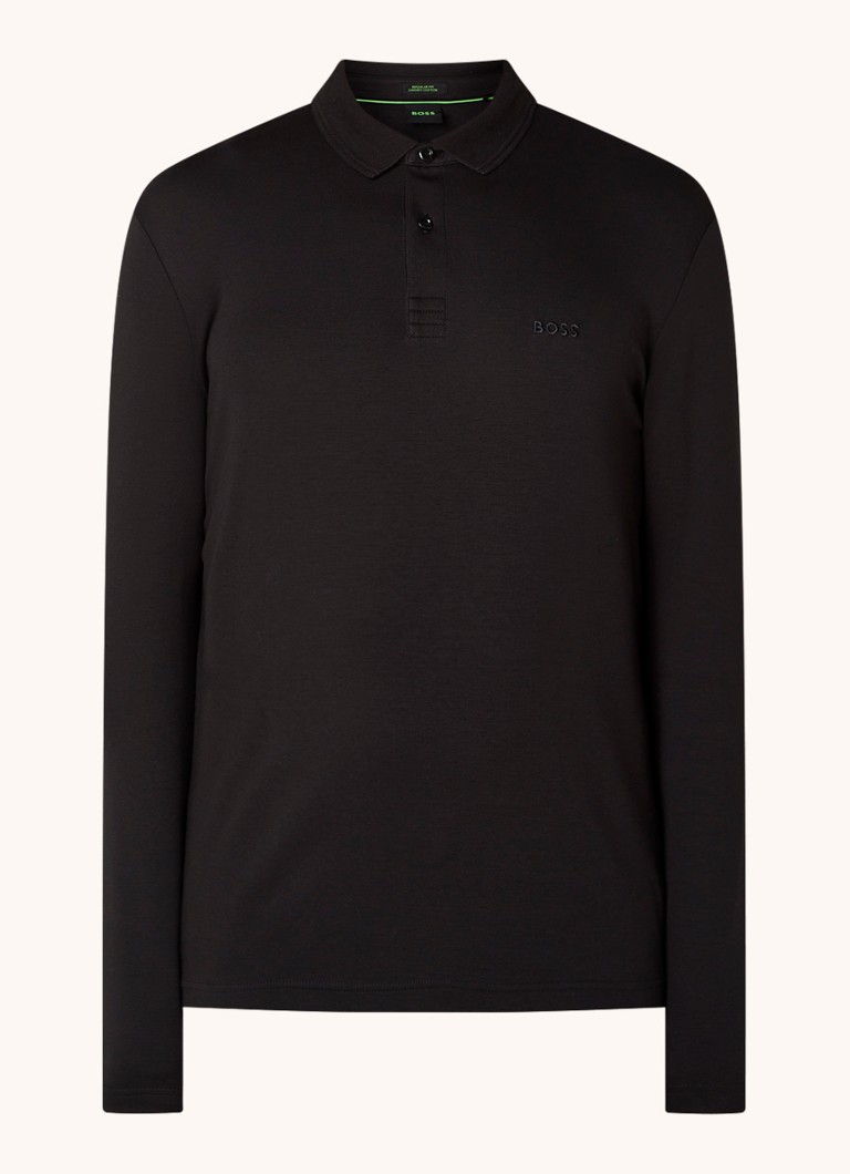 Polo HUGO BOSS Pirol de corte regular com logotipo