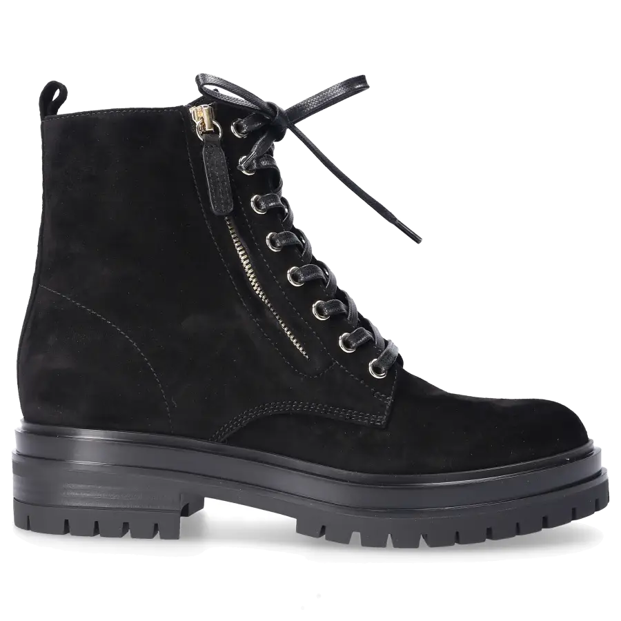 Gianvito Rossi - Stiefeletten TURON Veloursleder - schwarz