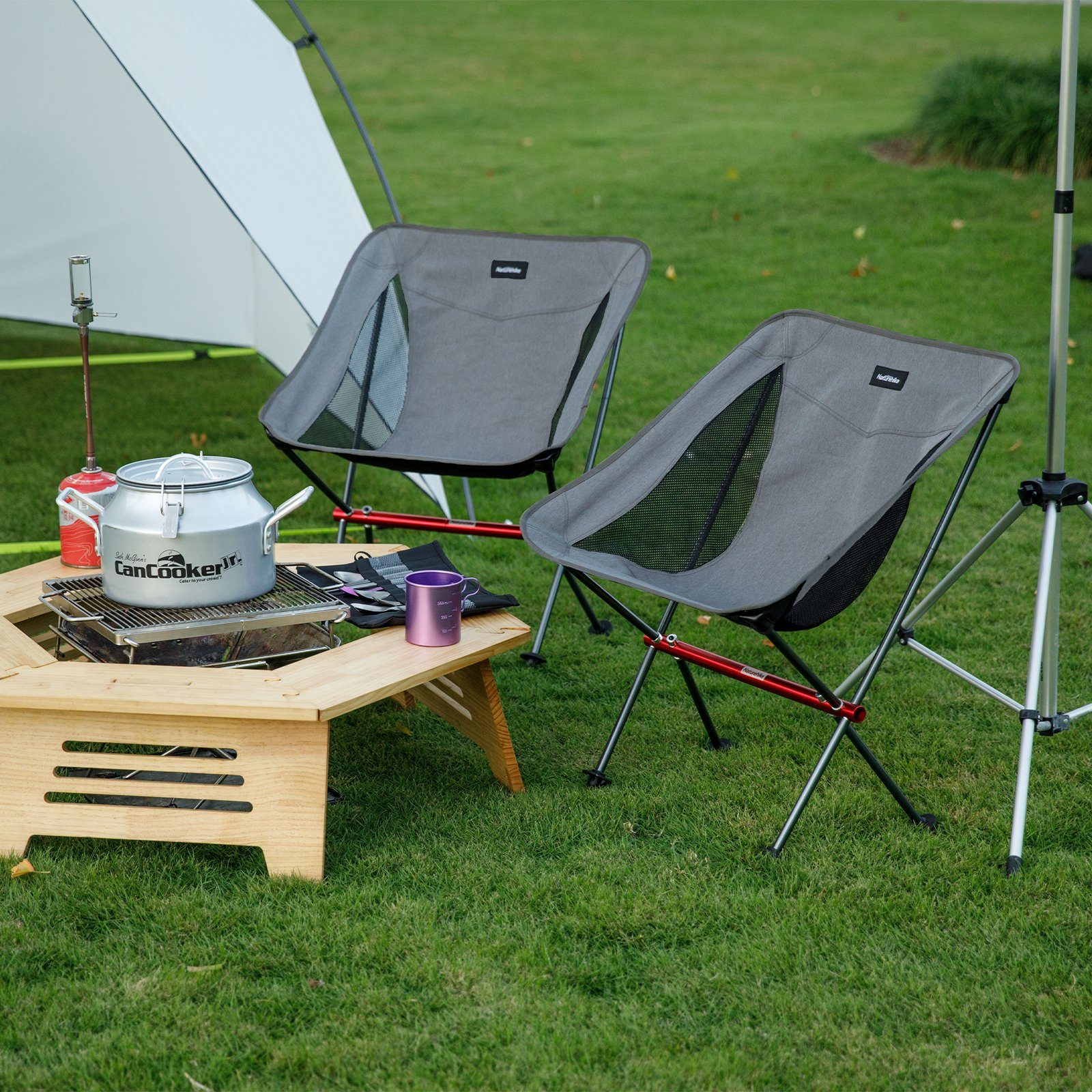 Naturehike Campingstuhl Ultraleicht Klappstuhl Schnelle Demontage und Montage, 68×43×30cm