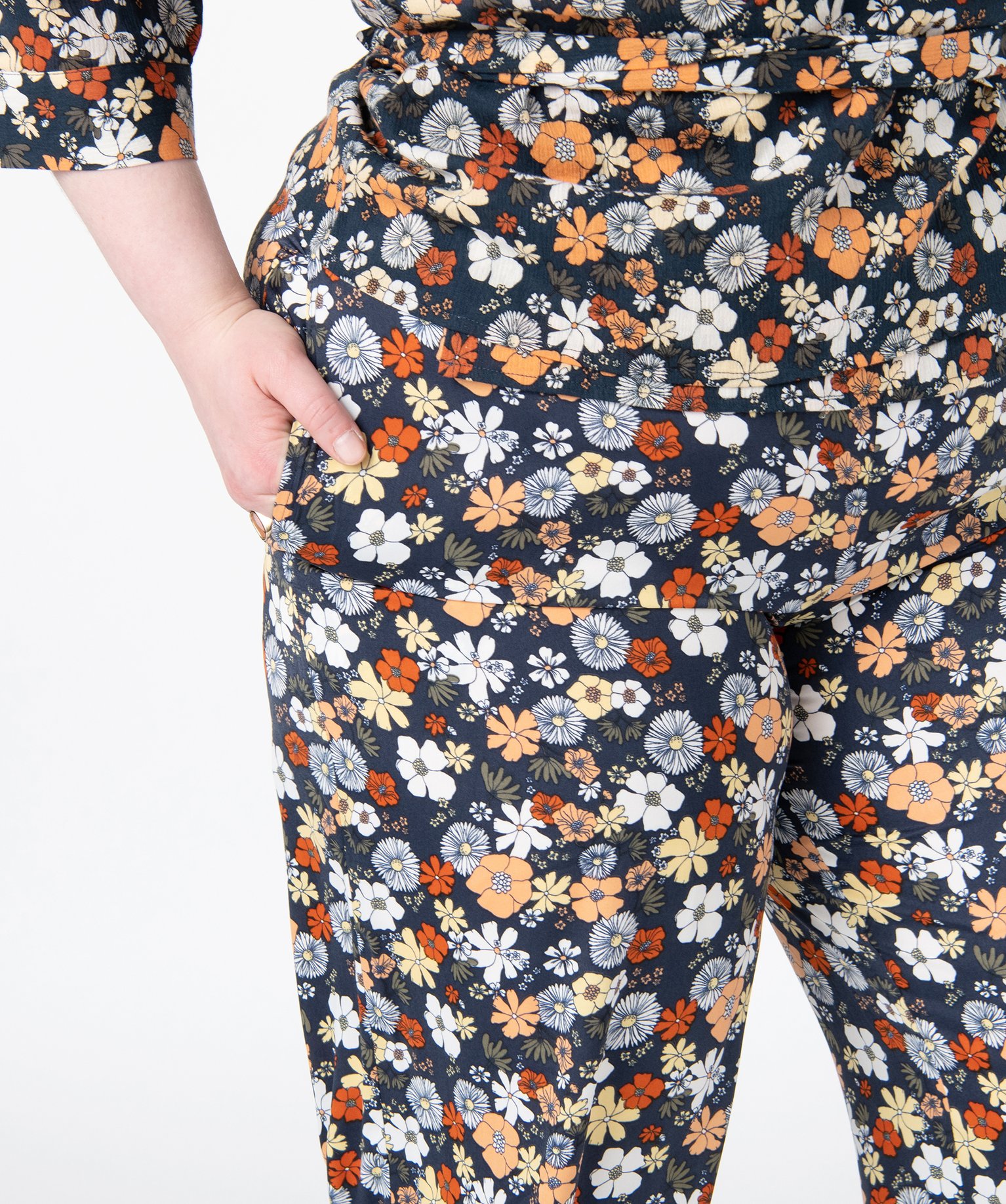 Pantacourt femme grande taille imprimé coupe large imprime | GEMO