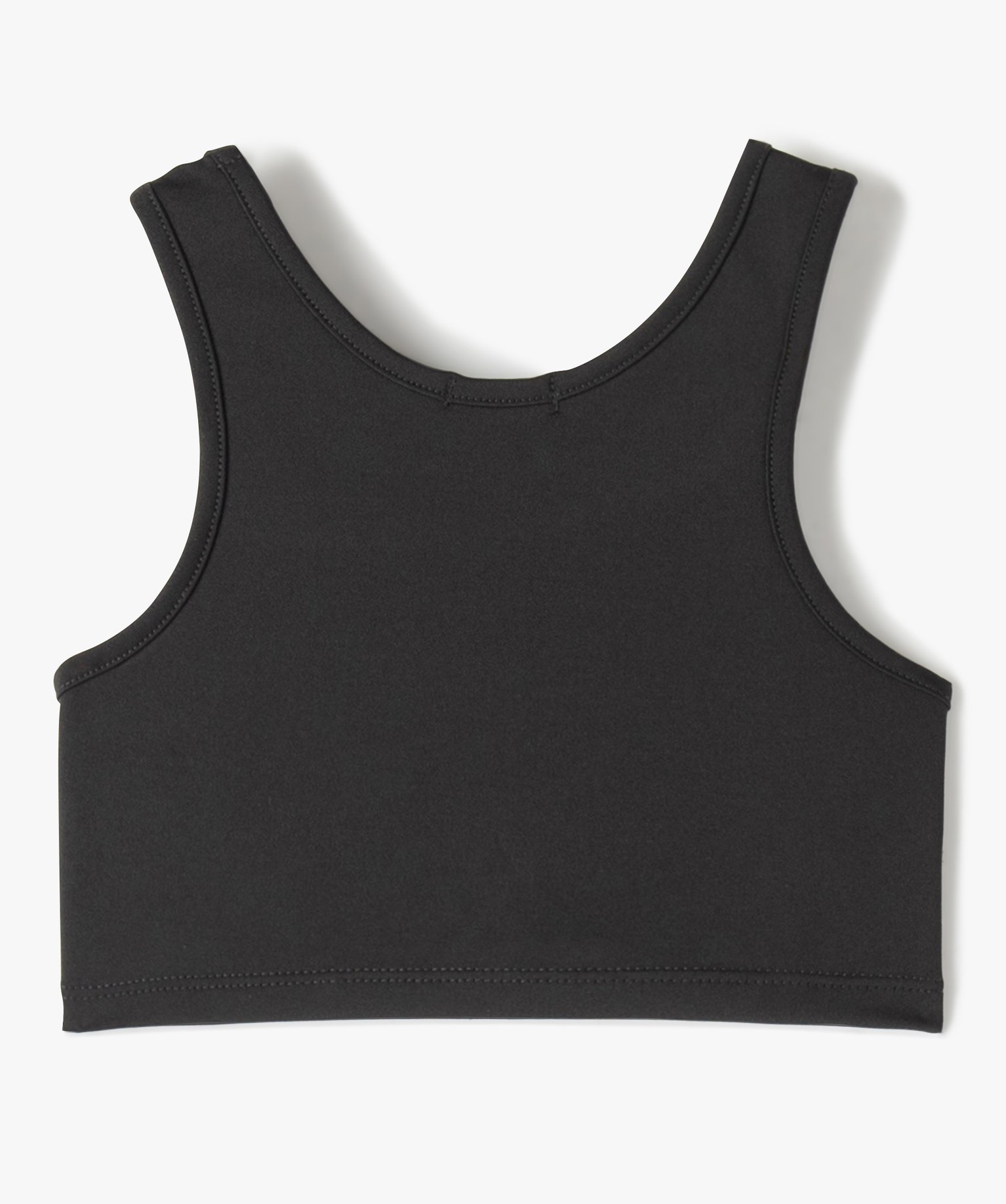 Débardeur de sport fille court imprimé gris | GEMO