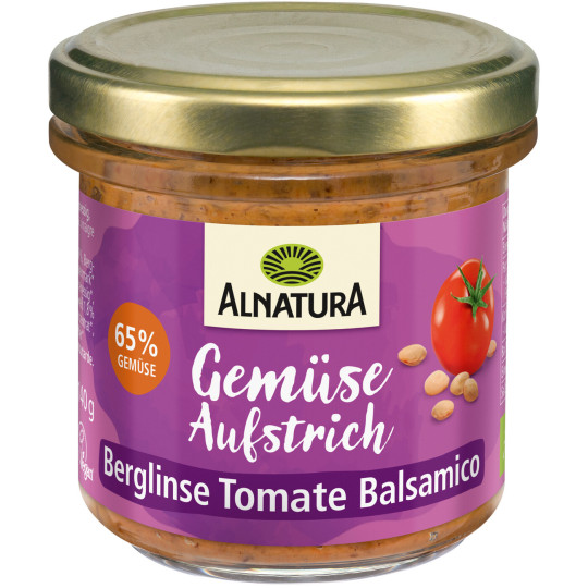 Alnatura Bio Berglinse Tomate Balsamico Aufstrich 140G