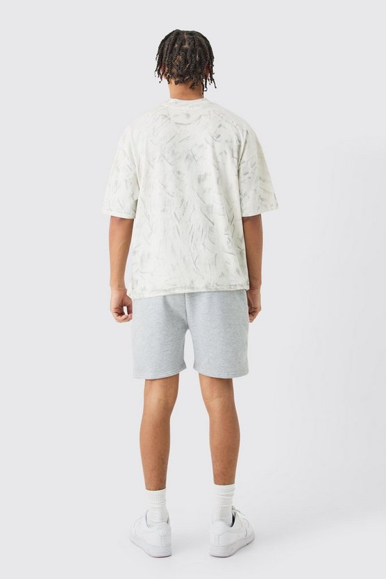 Kurze Slim-Fit Jersey-Shorts