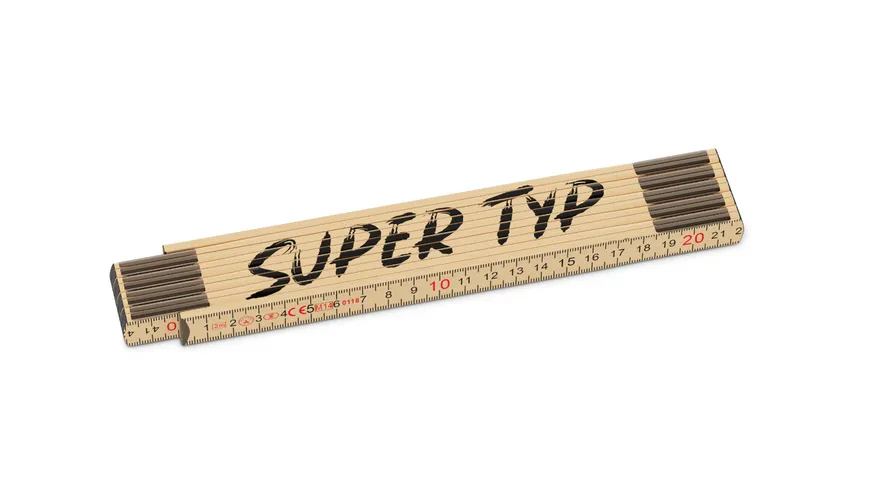 Geschenk für Dich Zollstock Supertyp