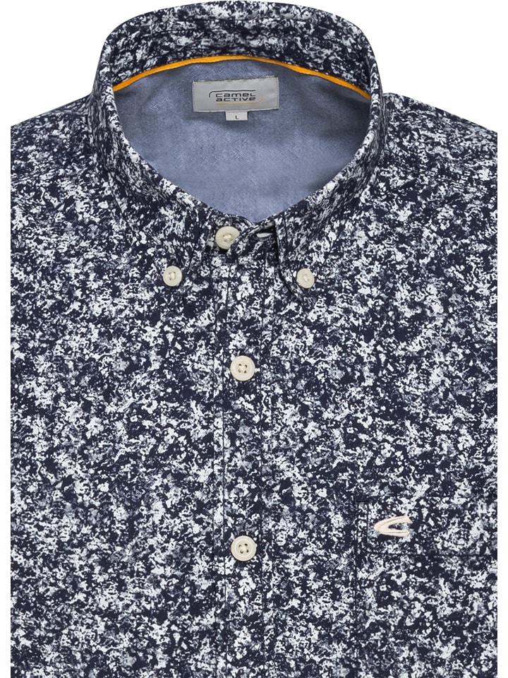 Camel Active Hemd - Regular fit -  in Dunkelblau günstig kaufen