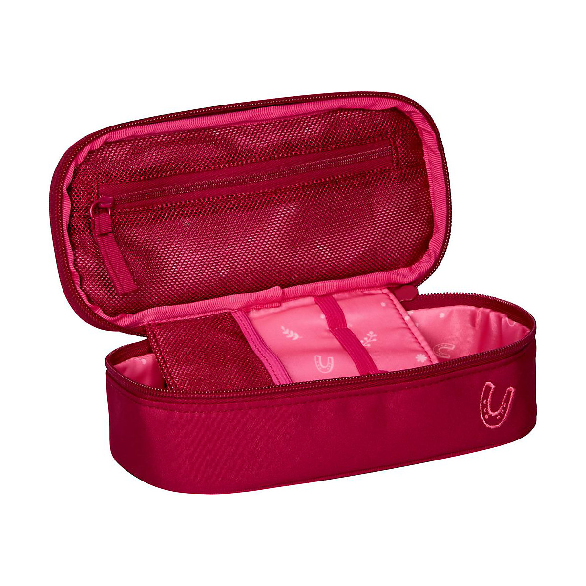 Etuibox Pferdefreunde berry, unbefüllt