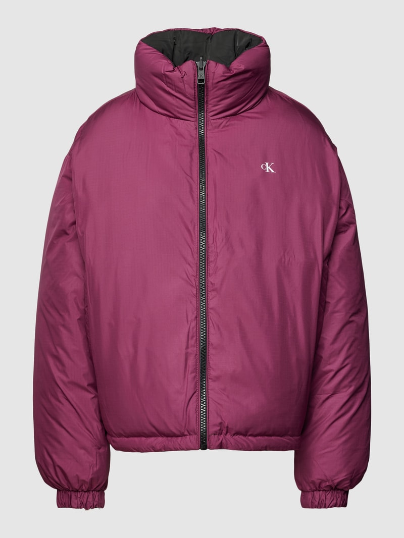 Jacke mit Logo-Print in black