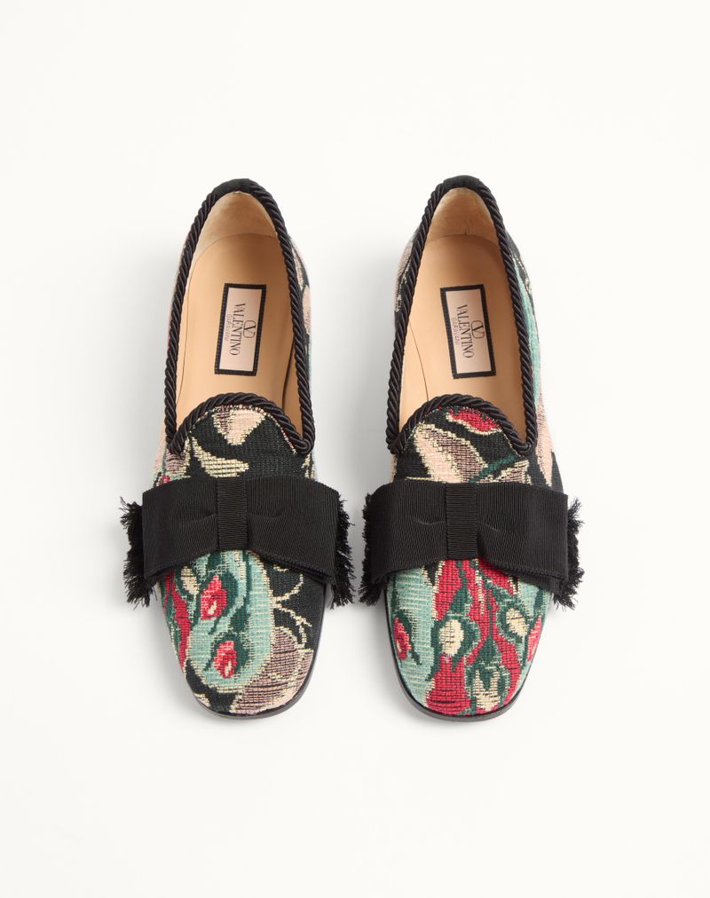 Mocassim Bowow em tecido Jacquard