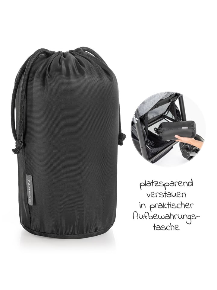 Zamboo Einschlagdecke für Babyschale (Maxi-Cosi, Cybex, Hauck, in schwarz günstig kaufen onesize