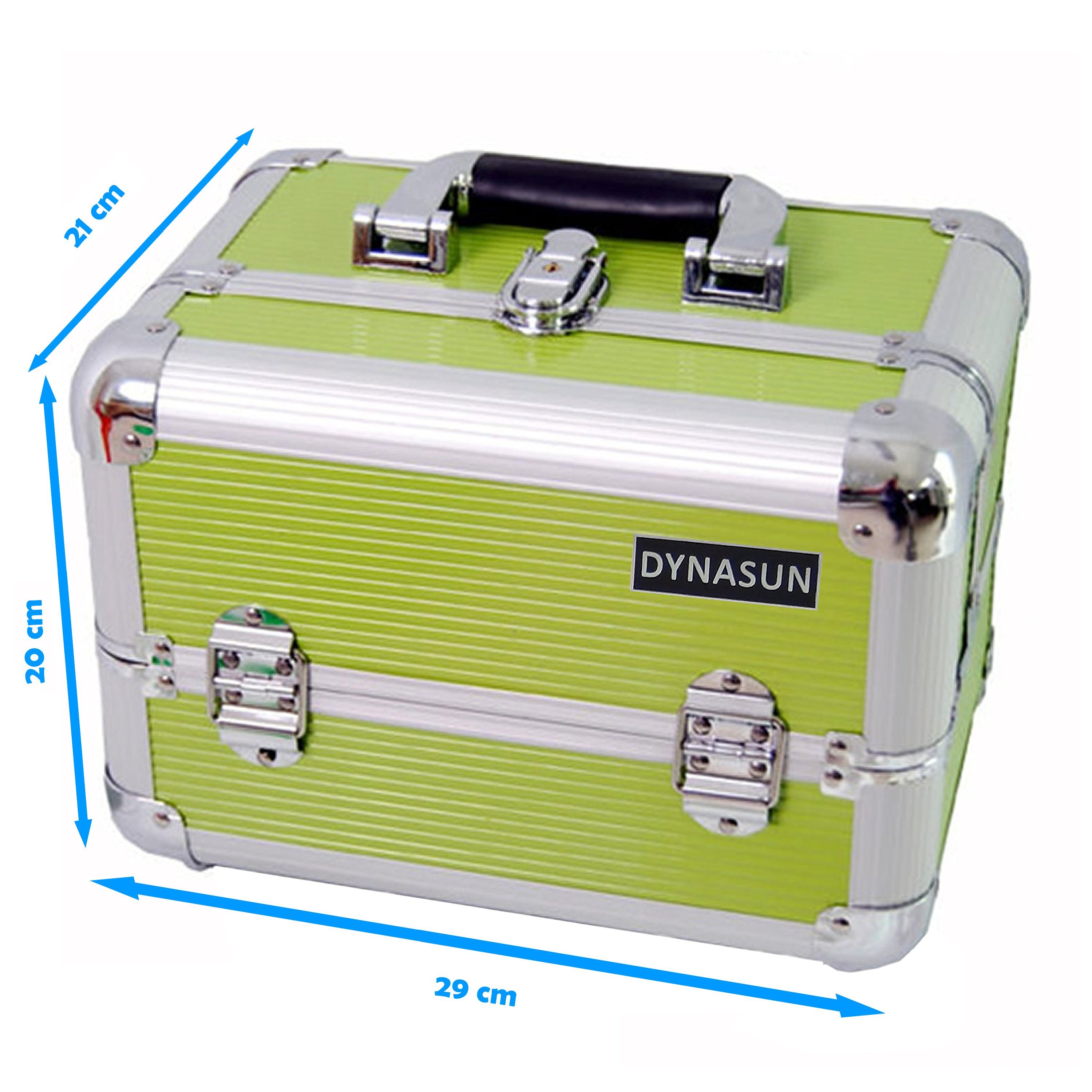 Dynasun Beautycase BS35 XXL Green (1-tlg), ALU Design Beautycase, Schminkkoffer, Beauty case