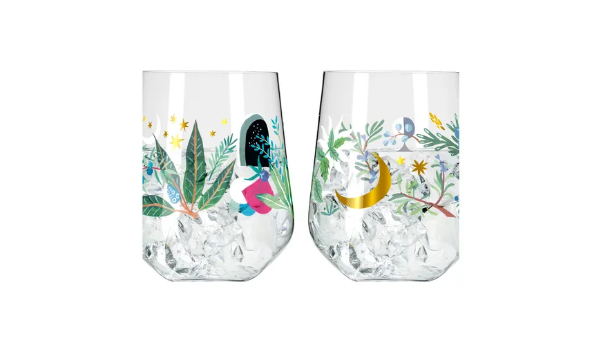 RITZENHOFF Gin-Glas Botanic Glamour Tumbler 2er Set  #7 #8 Good Wives and Warriors 2023 Mehrfarbig