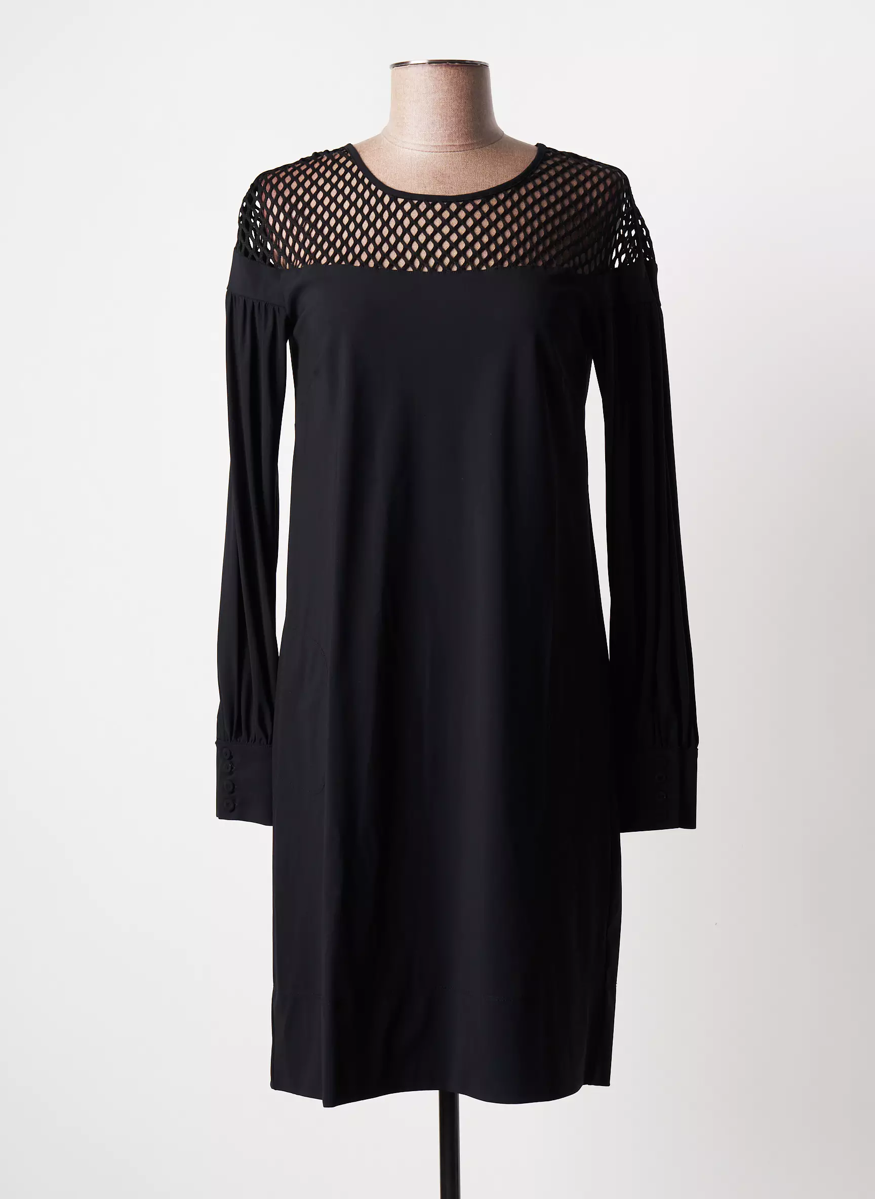 Indies Robes Mi Longues Femme couleur noir