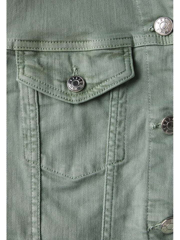 Street One Jeansjacke in Khaki günstig kaufen