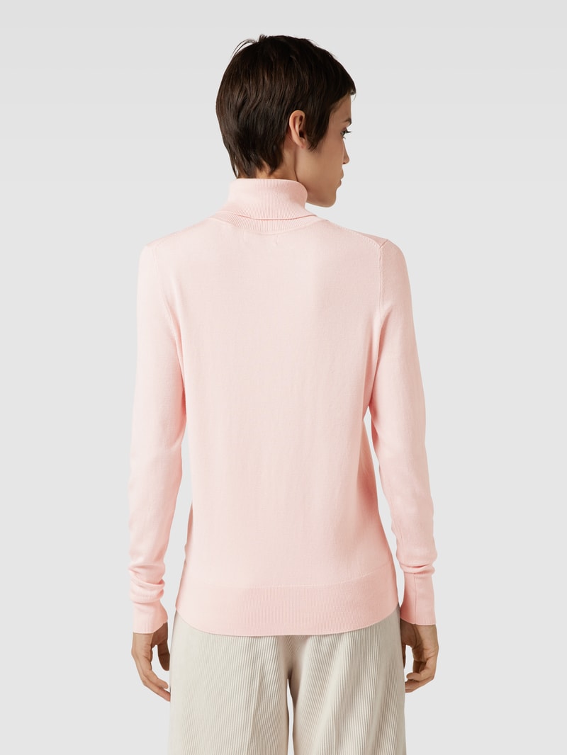 Longsleeve mit Rollkragen in rosa