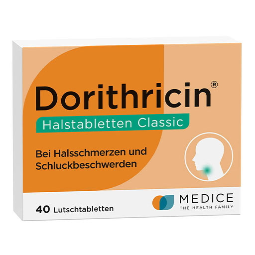 DORITHRICIN Halstabletten Classic  40 St  Lutschtabletten