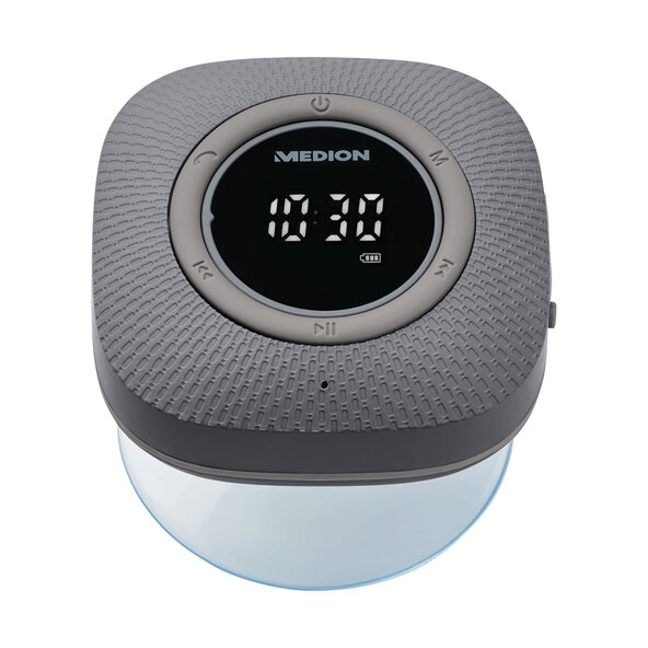 Duschradio (MD43881), grau