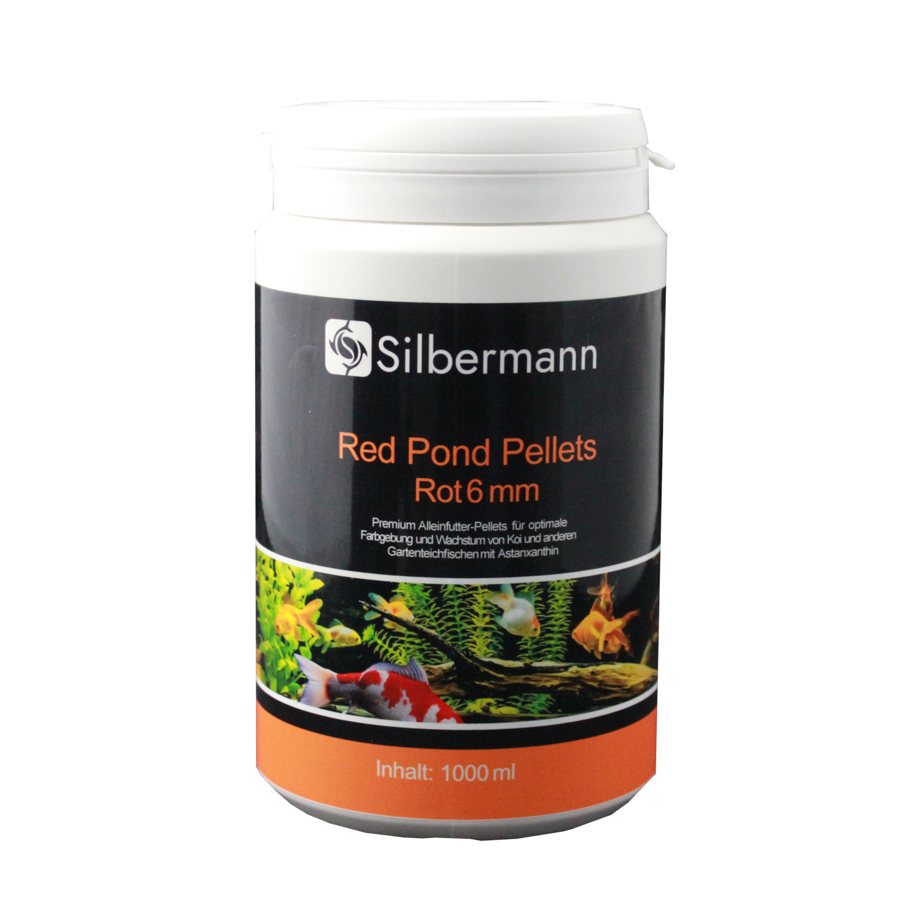 Silbermann Hauptfutter Silbermann Red Pond Pellets 6 mm 1 kg