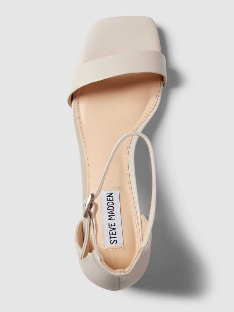 Sandalette mit Blockabsatz in sand