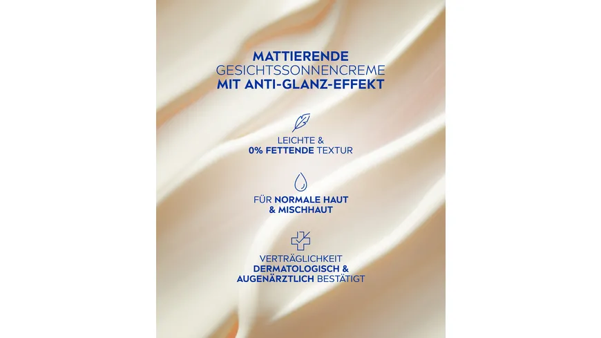 NIVEA SUN Mattierender Gesichtsschutz LF30 50 ml