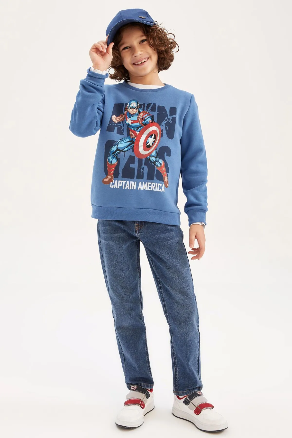 DeFacto  Marvel Avengers Rundhals-Sweatshirt für Jungen