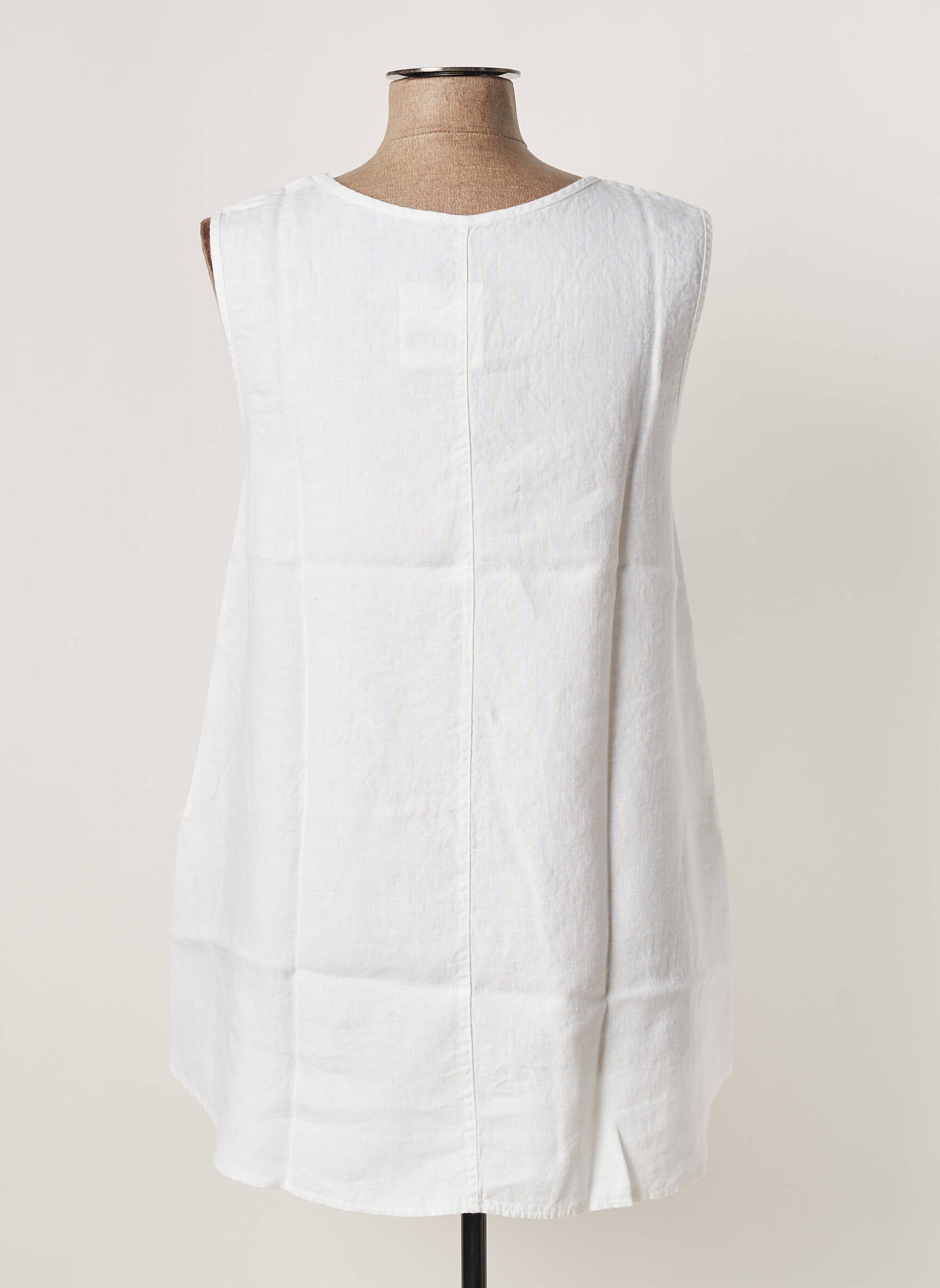 G Oze Tuniquesansmanche Femme couleur blanc