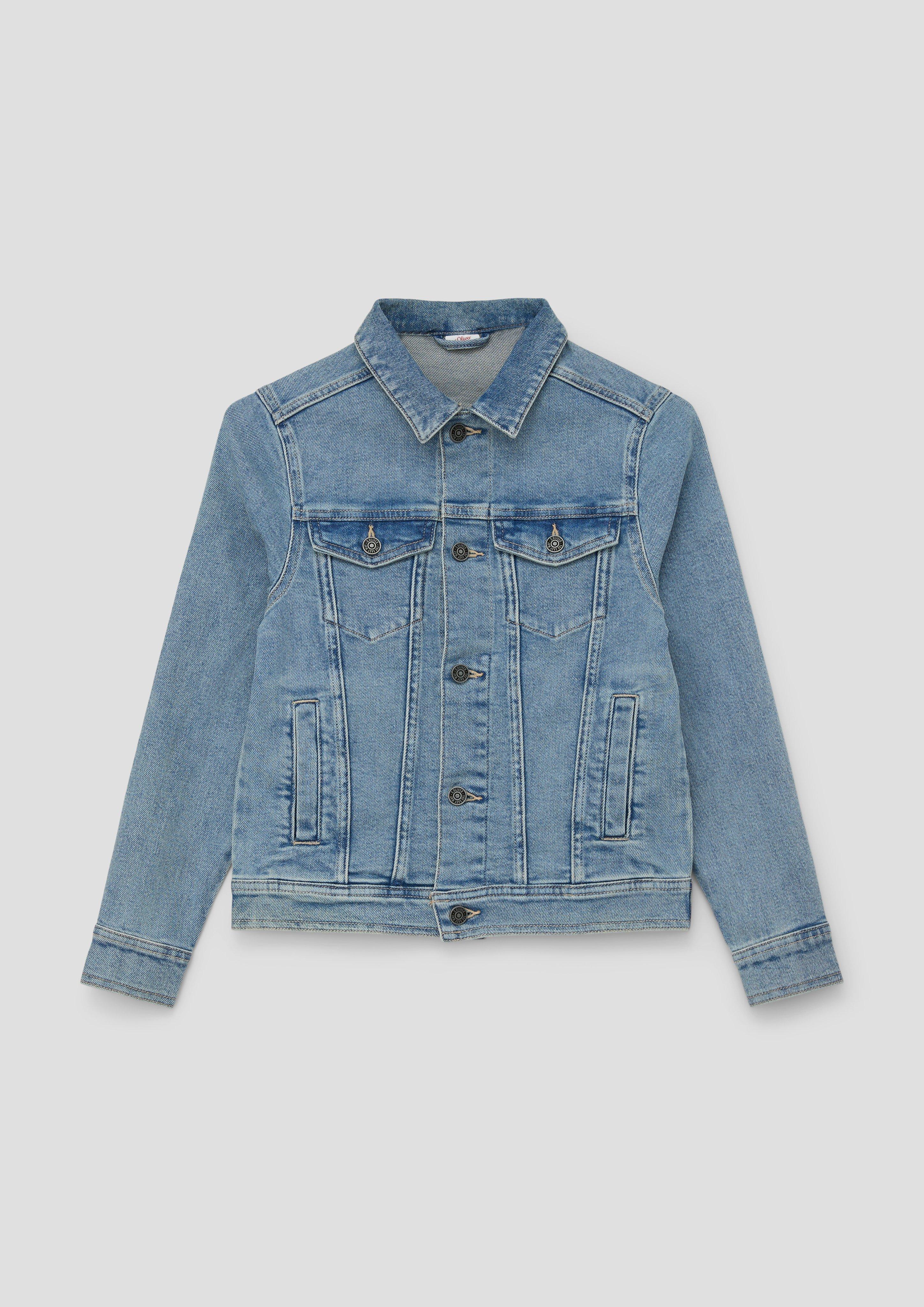 Lässige Jeansjacke mit Waschung  2142766-53Z2
