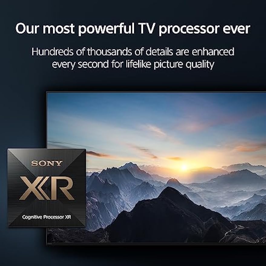 Sony 65 Inch 4K Ultra HD TV X90L Series: BRAVIA XR Full Array LED Smart Google TV with Dolby Vision HDR and Exclusive Features for The Playstation® 5 XR65X90L- 2023 Model,Black