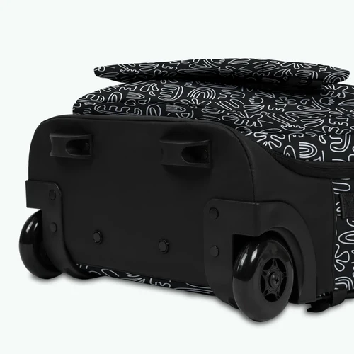 Soft-sided 2-wheel suitcase XS Amiens black