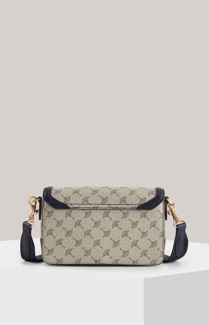 Schultertasche Mazzolino Sousa in Blau/Beige