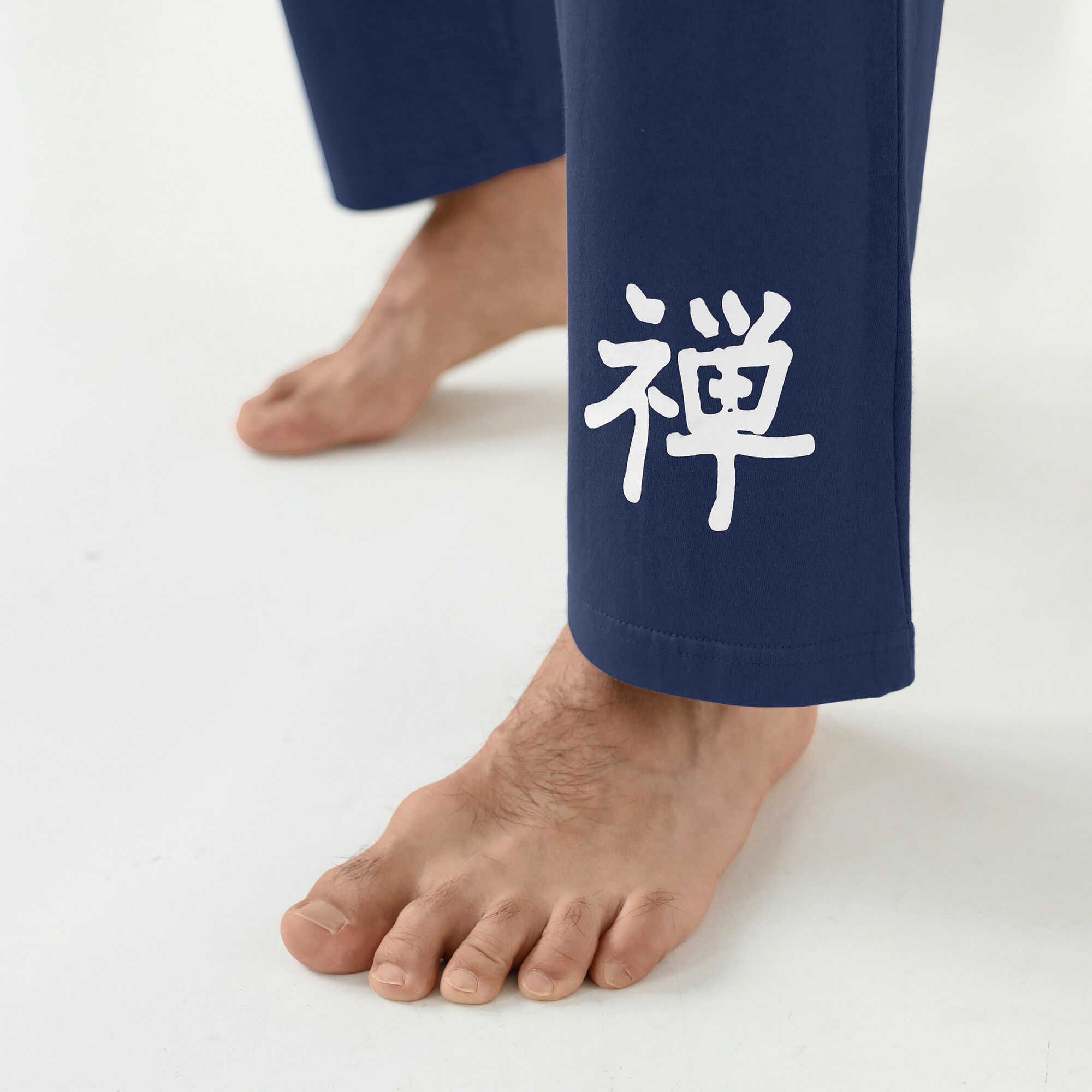 Pyjama pantalon motif bambou manches longues