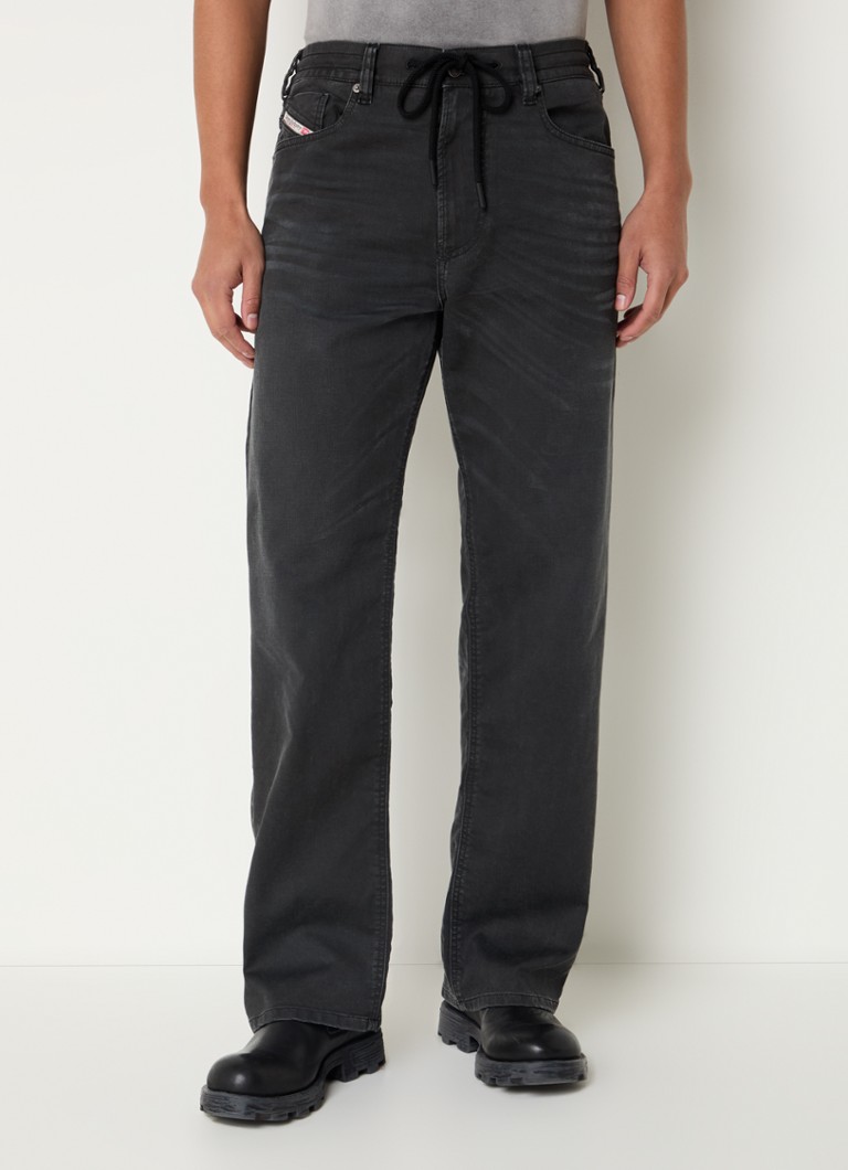 Pantalon de jogging en denim Diesel 2080 D-Reel, coupe ample, avec cordon de serrage