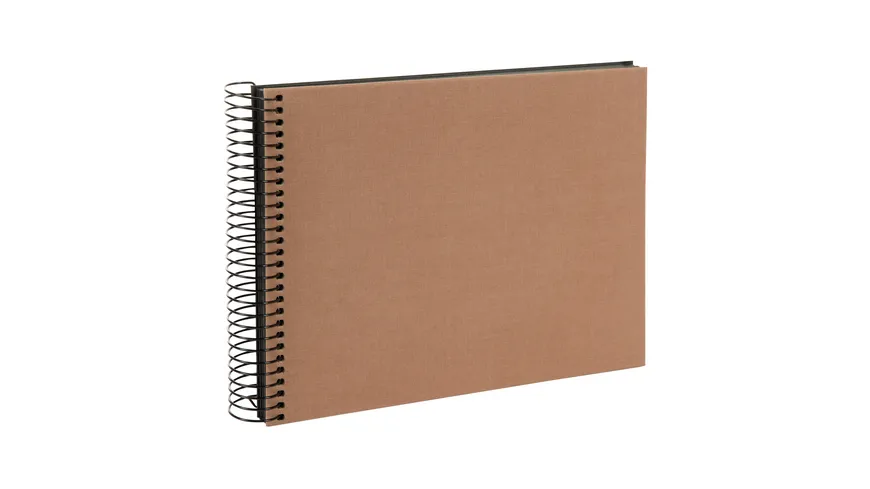 goldbuch Spiralalbum Bella Vista Haselnuss 24x17cm 40 schwarze Seiten