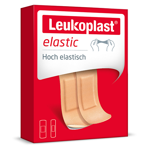 LEUKOPLAST Elastic Strips 19x76mm 8St/25x76mm 12St  20 St  Pflaster