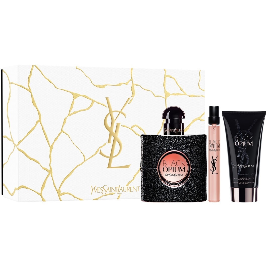 50ml Set mit Bodylotion (Black Opium 50ml + Black Opium 10ml + Black Opium Bodylotion)