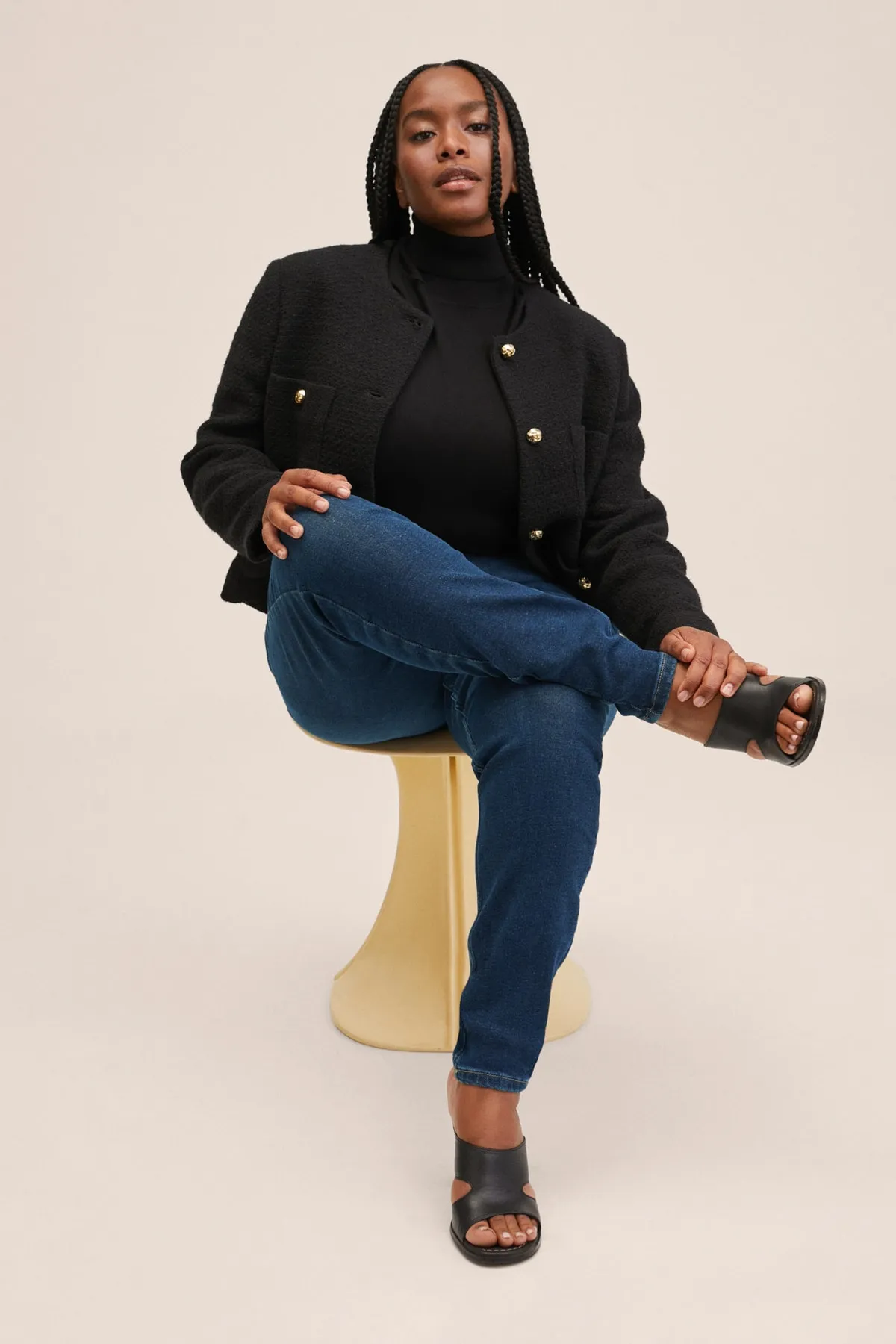 MANGO  Blaue Damenjeans 27011123