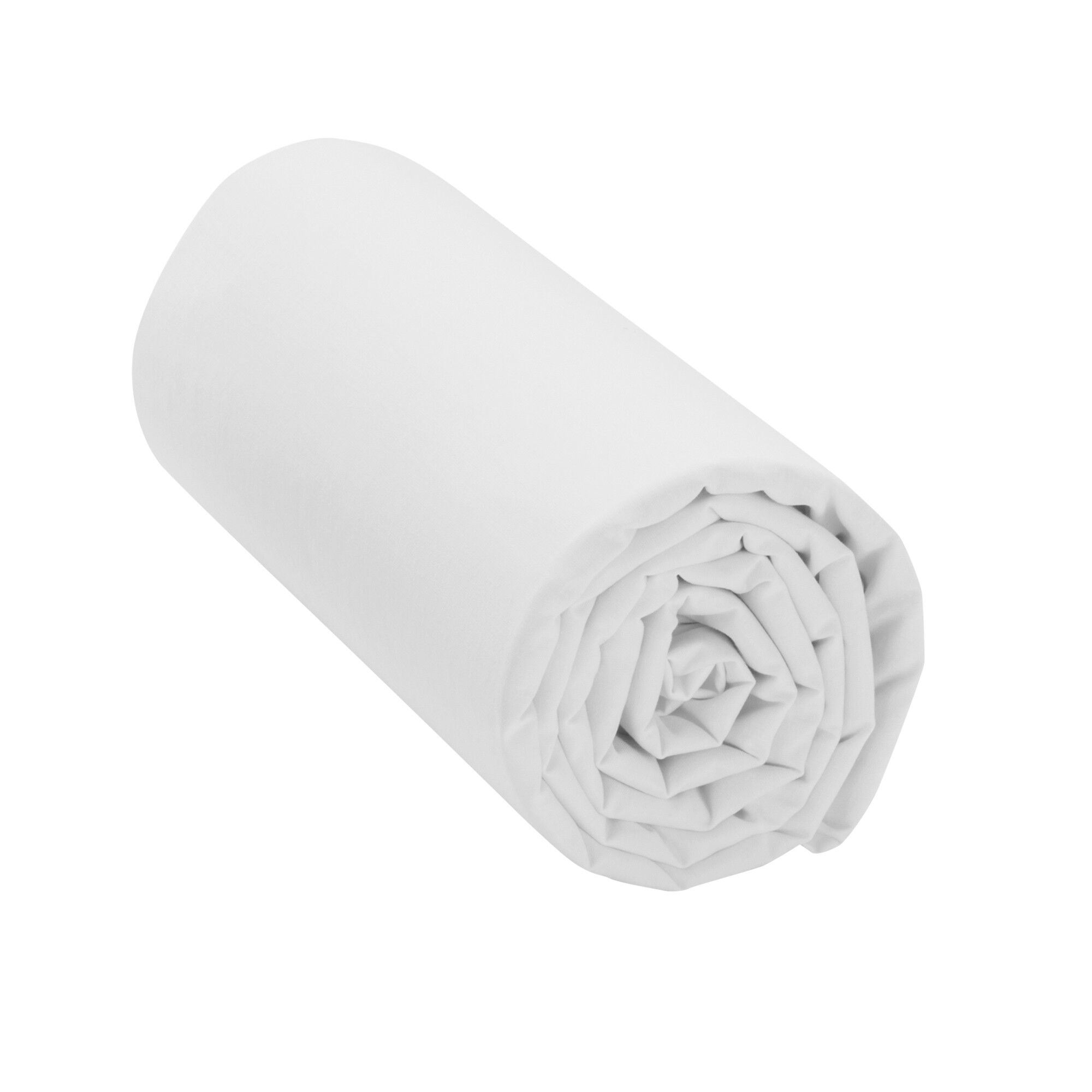 Drap-housse irrétrécissable uni coton