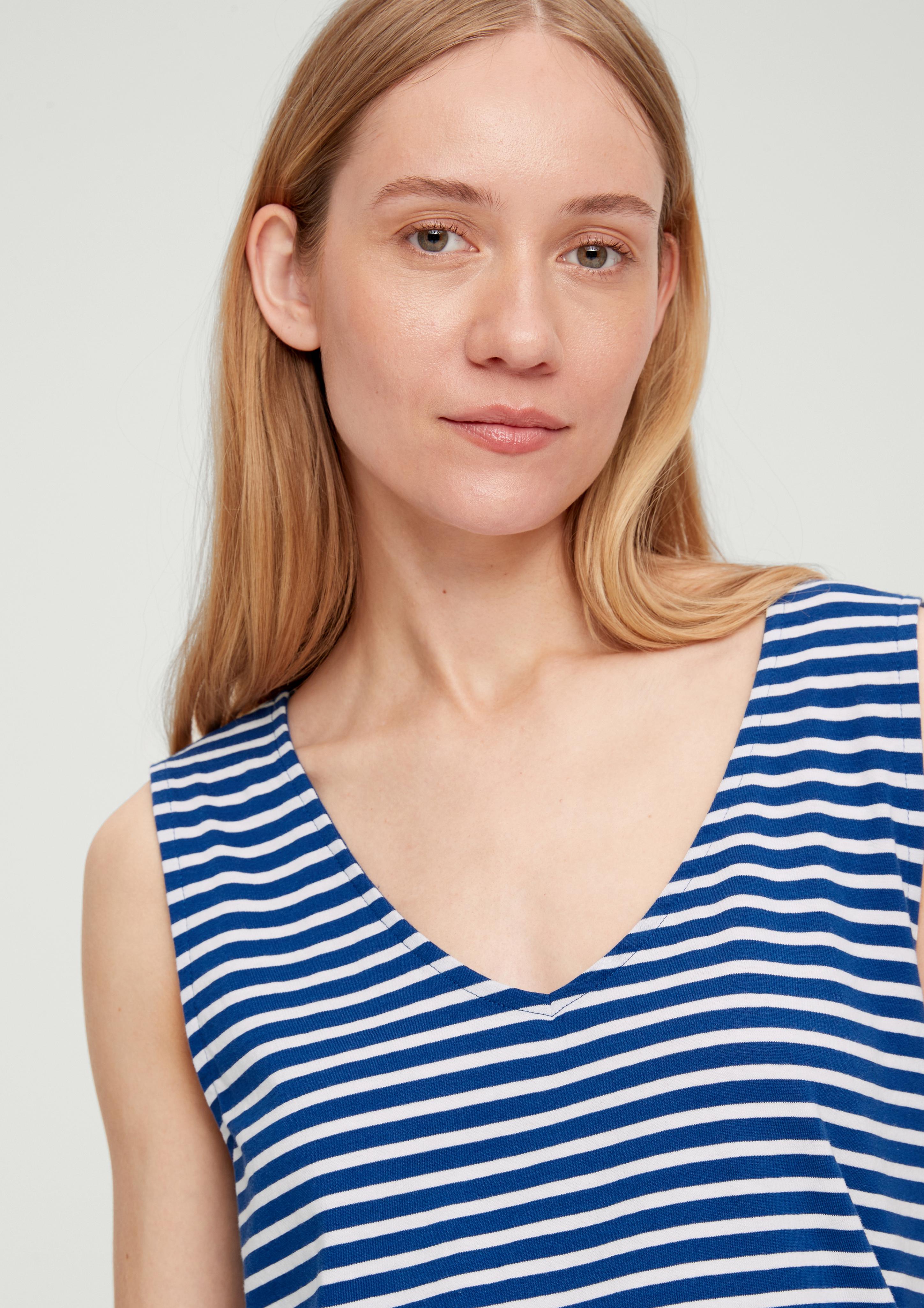 Ärmelloses Shirt aus Baumwolle  2133219-56G4