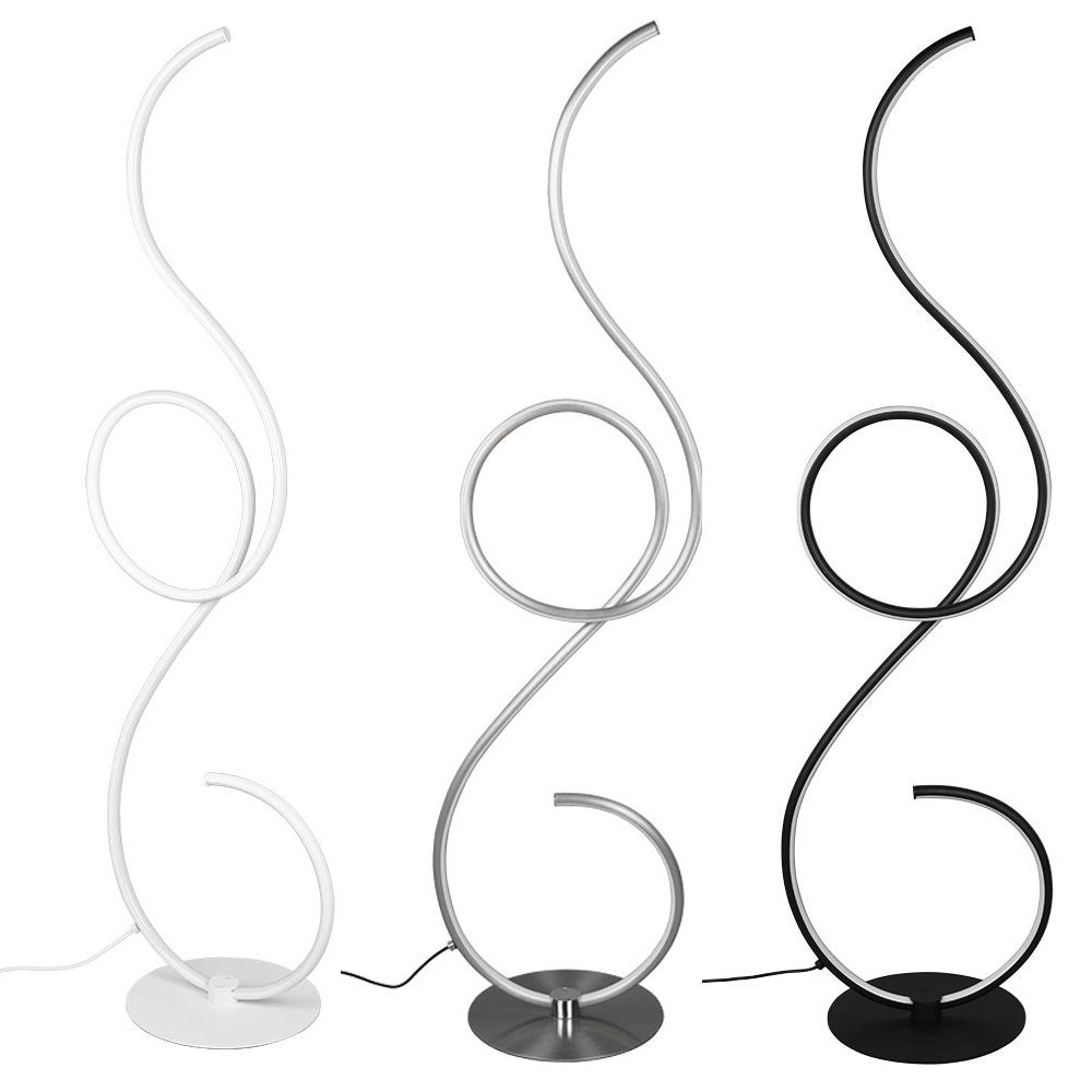 etc-shop LED Stehlampe, LED Standleuchte dimmbar Designer Stehlampe Wohnzimmer Stehleuchte