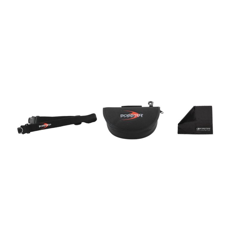Bobster Vast Black Brille, geräucherte Ansi Z87 ballistische Gläser