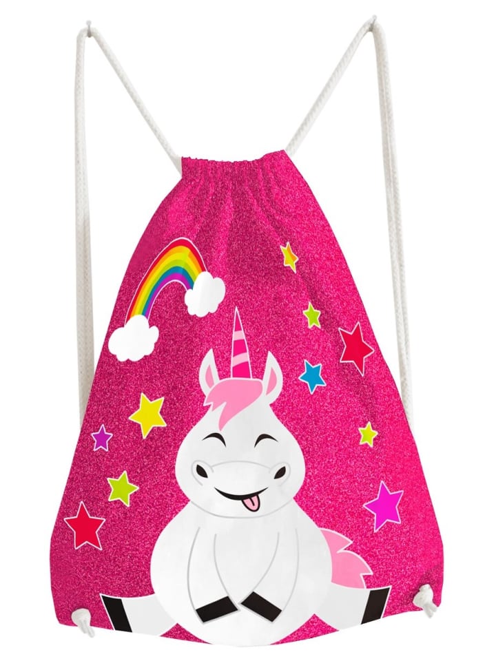 Geda Labels Turnbeutel Einhorn Kids in Pink - 42x33x1cm günstig kaufen onesize