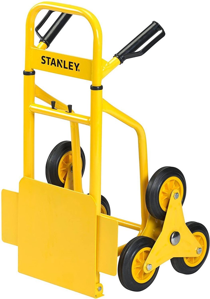 Cărucior manual Stanley FT521 cu 3 roți, pliabil, capacitate 120 kg