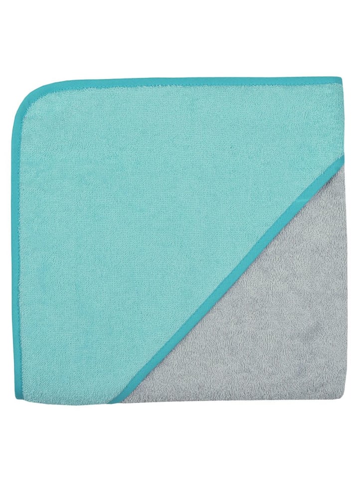 Wörner Kapuzenbadetuch 80 x 80 cm - Uni - Crome Kristall in grau,gruen günstig kaufen onesize