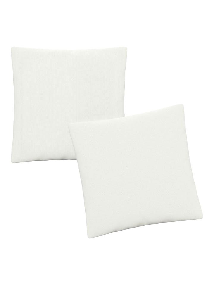 GMD Living 2er Set Jersey Kissenhüllen JESBERG in Farbe Natur günstig kaufen