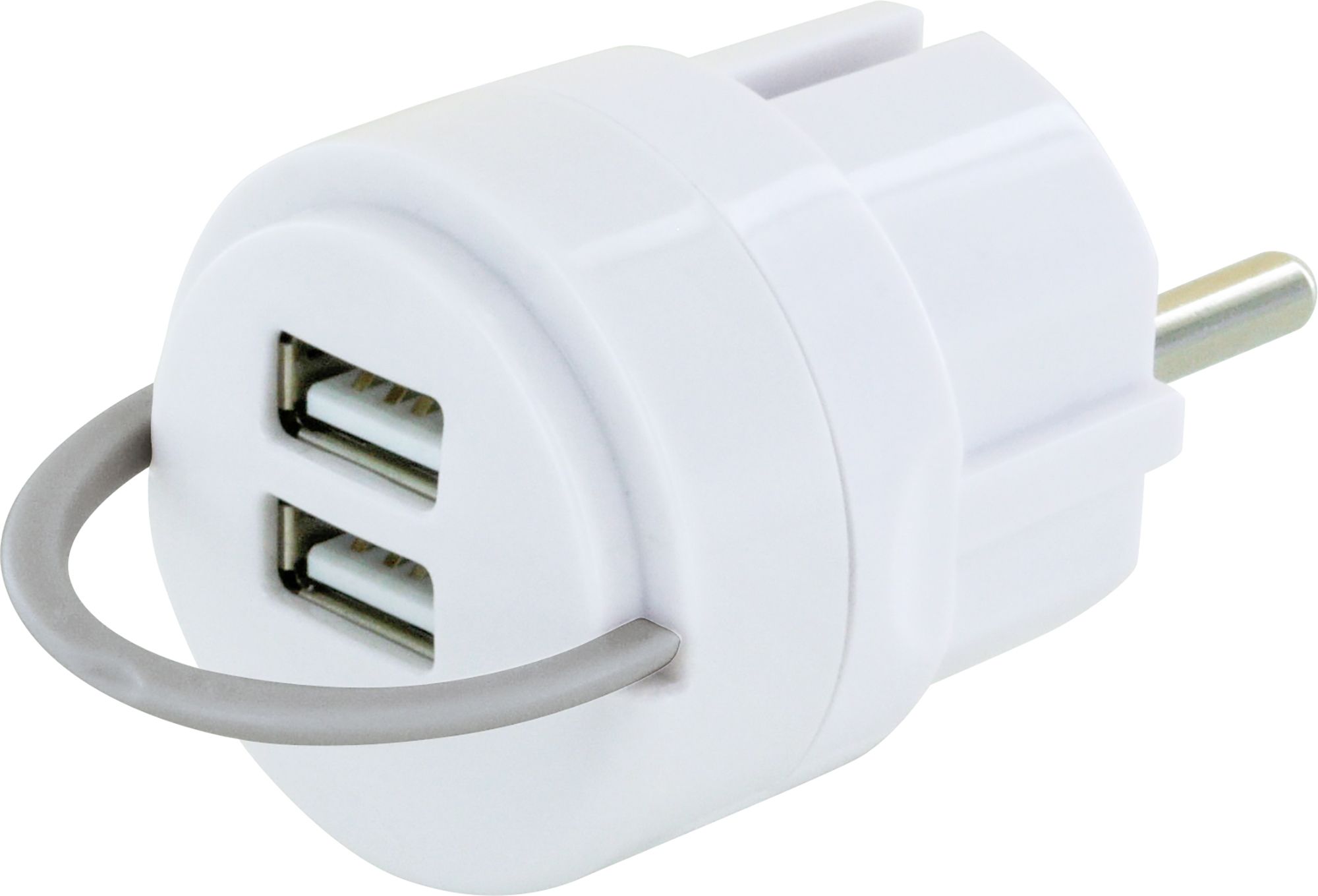 Schwaiger 230 Volt Doppel-USB-Ladeadapter