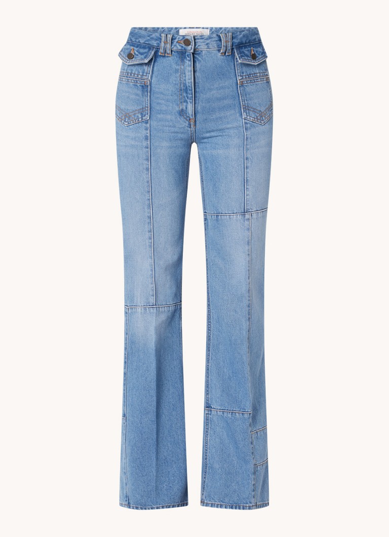 Jeans a vita alta e gamba slim di Gerard Darel Edene con decorazioni.