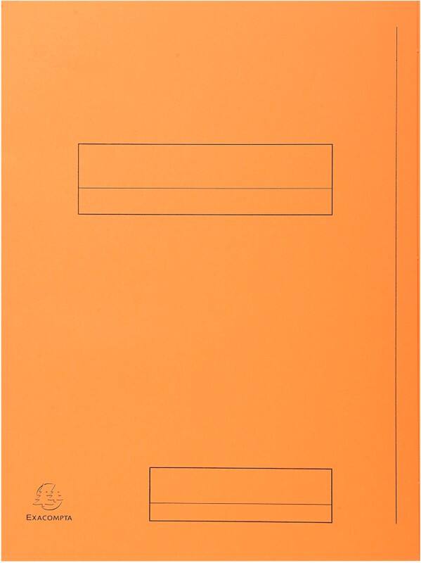 Exacompta Präsentationsmappe 335007E DIN A4 Orange Karton 24 x 32 cm 250 Stück