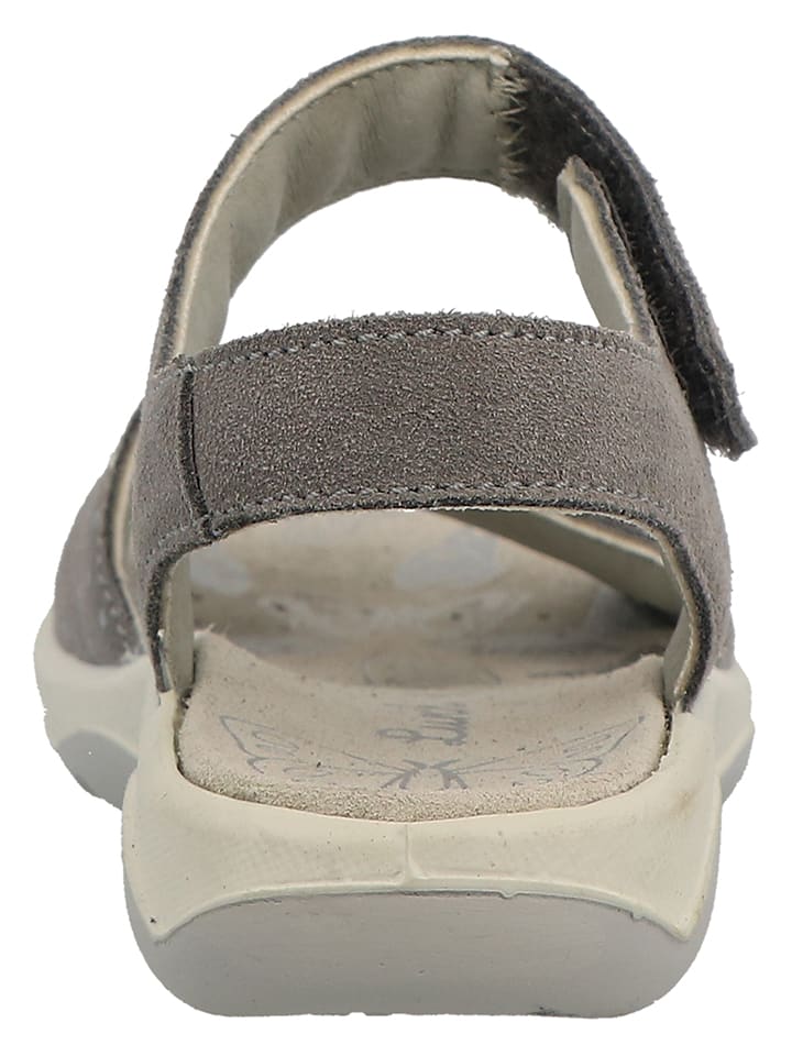 Lurchi Leder-Sandalen in Grau günstig kaufen