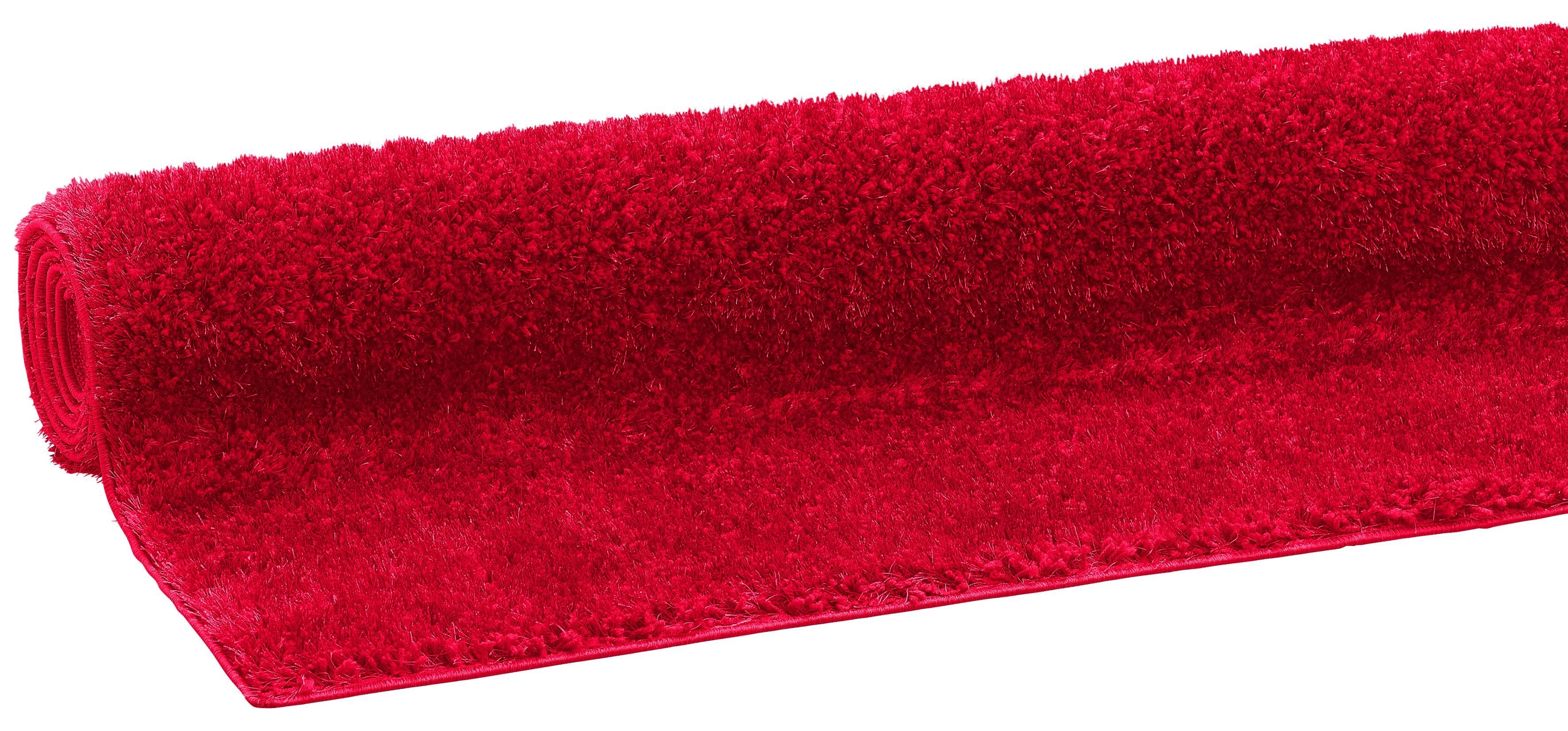 Hochflor-Teppich Mikro Soft Ideal, my home, rechteckig, Höhe: 30 mm, Microfaser, extra flauschig, Weich, Pflegeleicht, Elegant, Uni