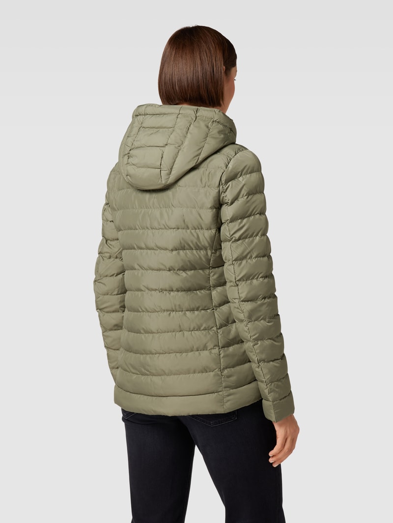 Steppjacke mit Zweiwege-Reißverschluss in hellgrün
