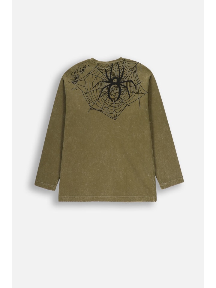 Coccodrillo T-Shirt mit langen Ärmeln in grün günstig kaufen